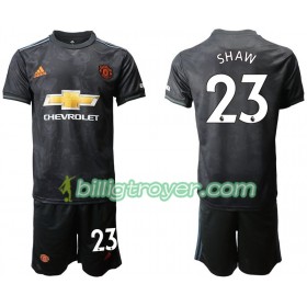 Billige Fotballdrakter Manchester United Shaw 23 Barn Tredjedraktsett 2019/20 Kortermet